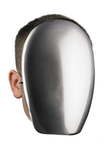 Disguise Costumes No Face Chrome Mask