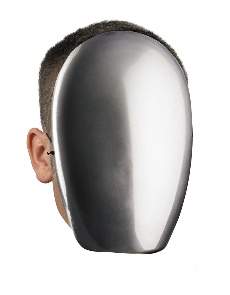 Disguise Costumes No Face Chrome Mask