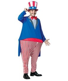 Men's Uncle Sam Hoopster Costume