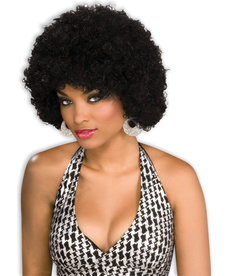 Unisex Black Afro Wig