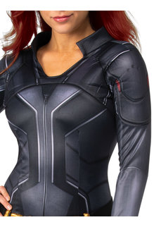 Rubies Costumes Women's Deluxe Black Widow Costume: Black Suit