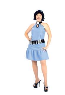 Rubies Costumes Women's Plus Size Betty Rubble Costume