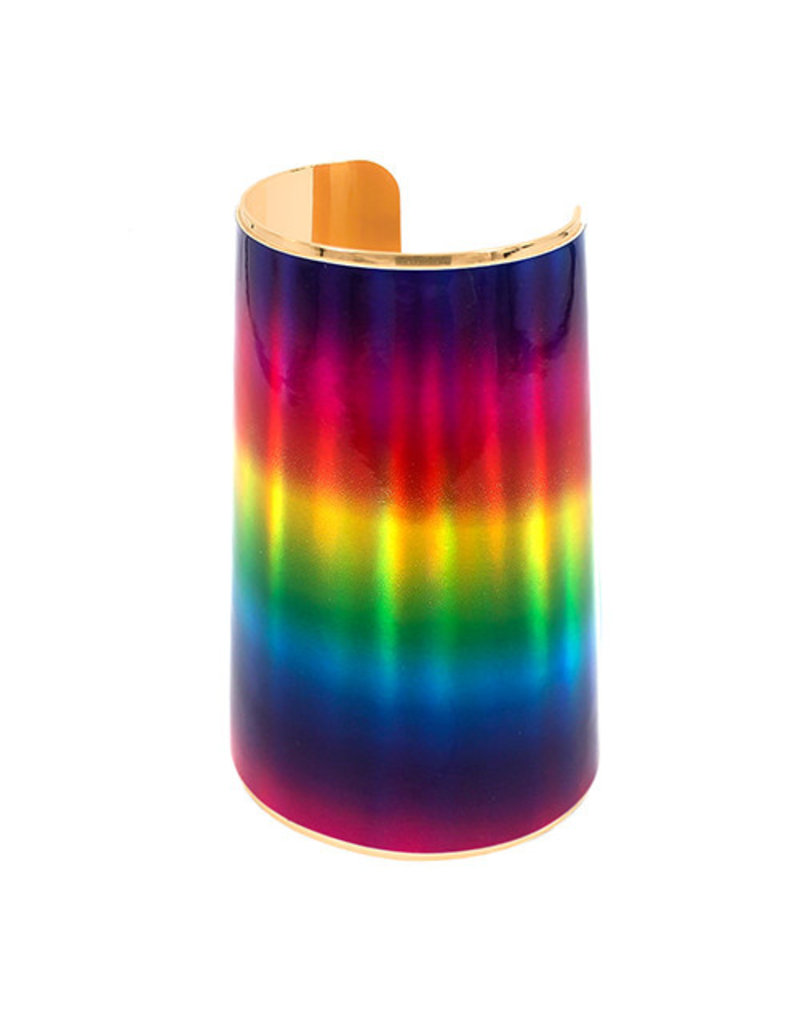 Gold Cuff: Rainbow