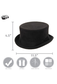 elope elope John Bull Hat: Black