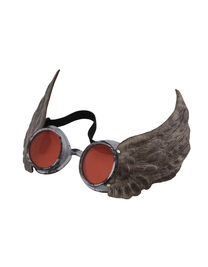 elope elope Steamworks Winged Goggles: Silver