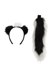 elope elope Skunk Ears Headband & Tail Kit