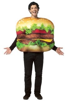 Adult Get Real Cheeseburger Costume