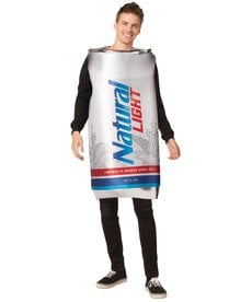 Adult Natural Light Can Beer Costume