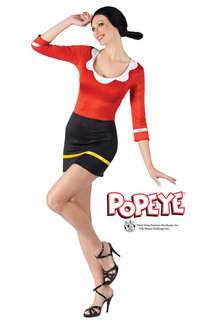 Fun World Costumes Women's Adult Sexy Olive Oly Costume (Popeye)