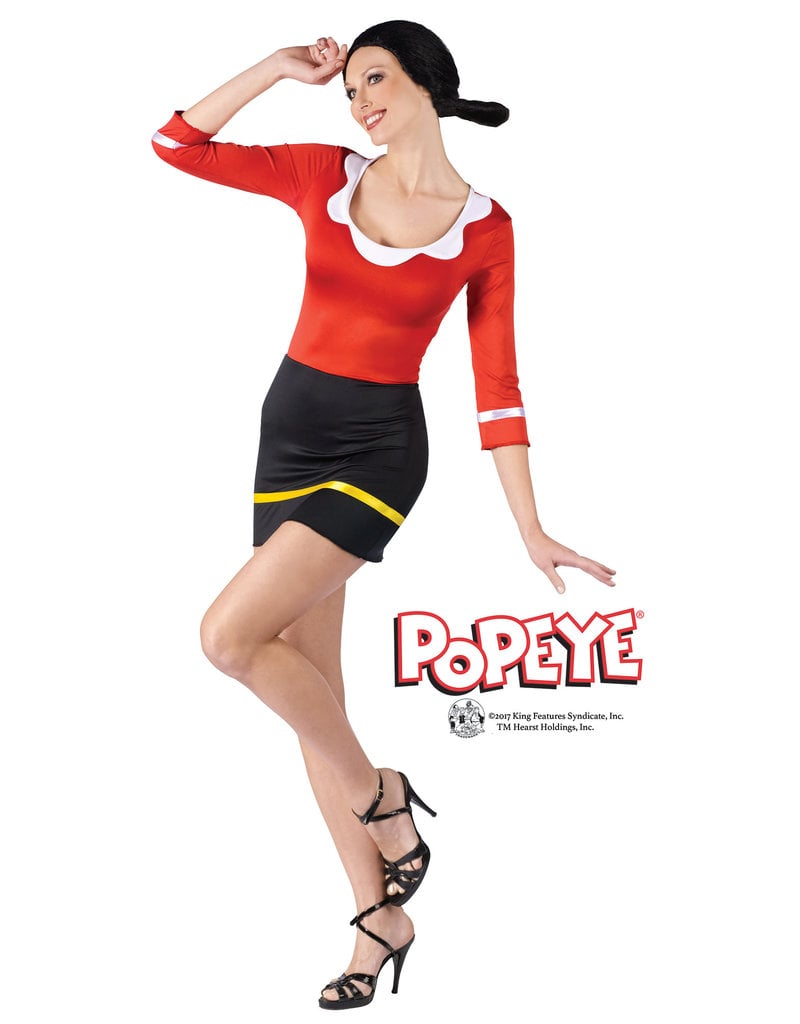 Fun World Costumes Women's Adult Sexy Olive Oly Costume (Popeye)