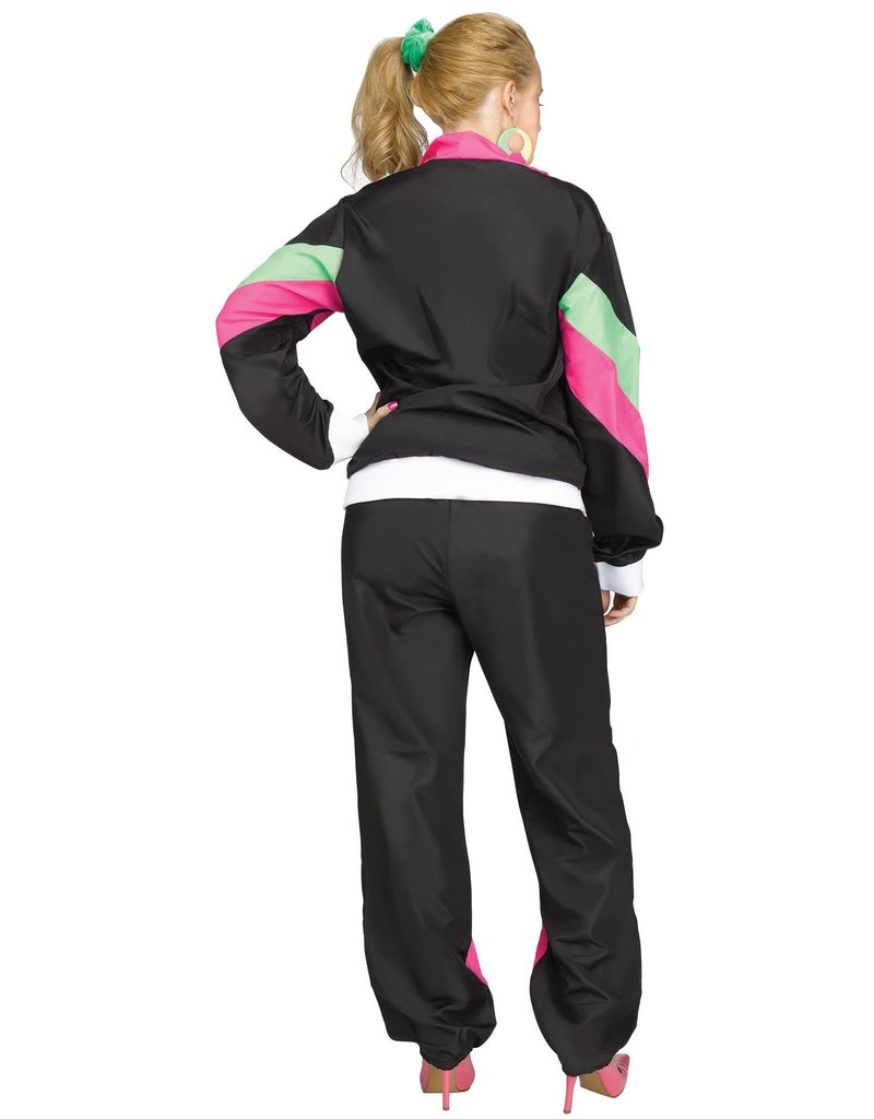 Fun World Costumes Adult Women's Rockin 80's Track Suit