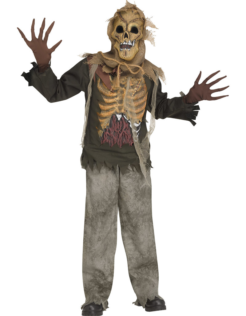Kids Skull Crow Costume Johnnie Brocks Dungeon