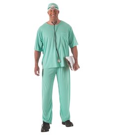 Rubies Costumes Unisex Plus Size Doctor Scrubs Costume