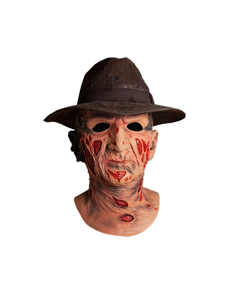 Trick or Treat Studios Deluxe Freddy Mask with Hat (A Nightmare on Elm Street)