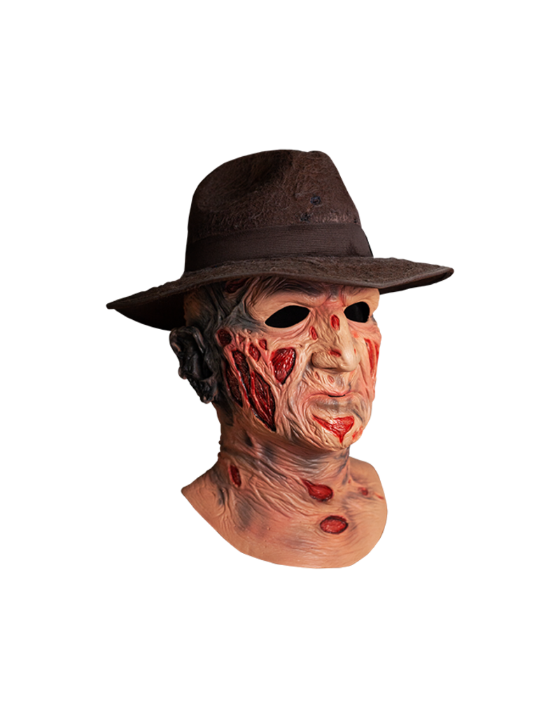 Trick or Treat Studios Deluxe Freddy Mask with Hat (A Nightmare on Elm Street)