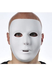Amscan White Full Face Mask