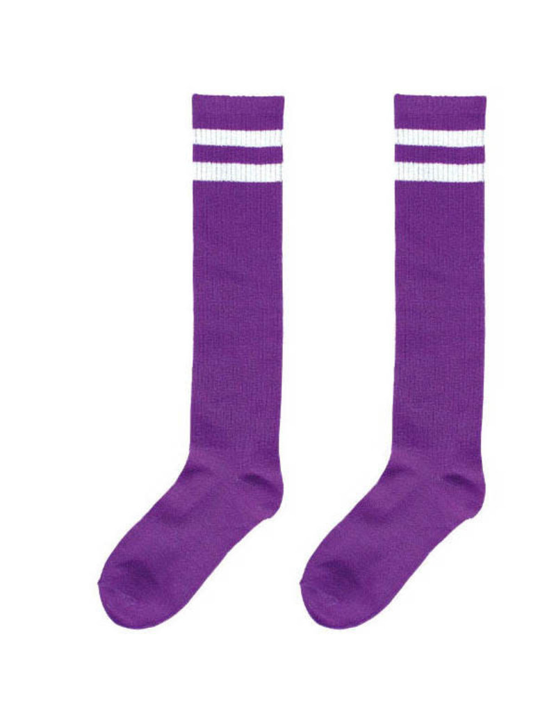 Striped Knee Socks