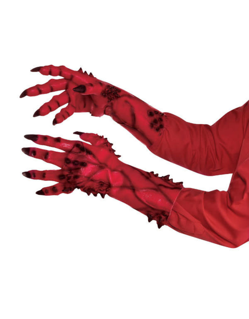 Amscan Devil Sculped Hands Gloves