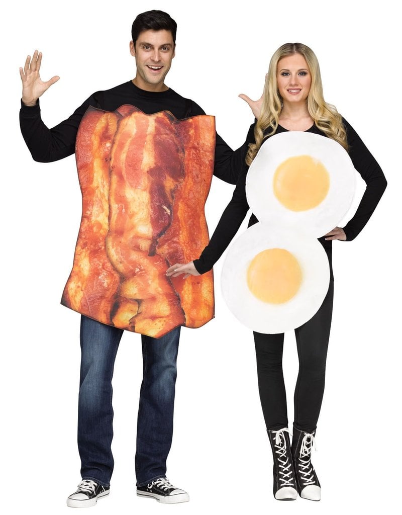 Fun World Costumes Bacon & Eggs - Couples Costume