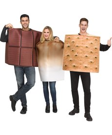 Fun World Costumes S'Mores Costume - Couples Costume