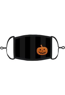 Adjustable Coronavirus Halloween Mask: Halloween Pumpkin (1pk.)
