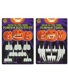 Fun World Costumes Glow-In-The-Dark Pumpkin Teeth