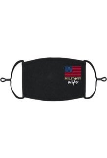 Adjustable Fabric Face Mask: Military Wife