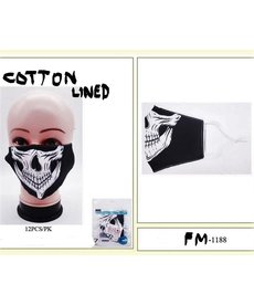 Fashion Face Mask: Classic Skull