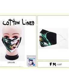 Fashion Face Mask: Biting Joker