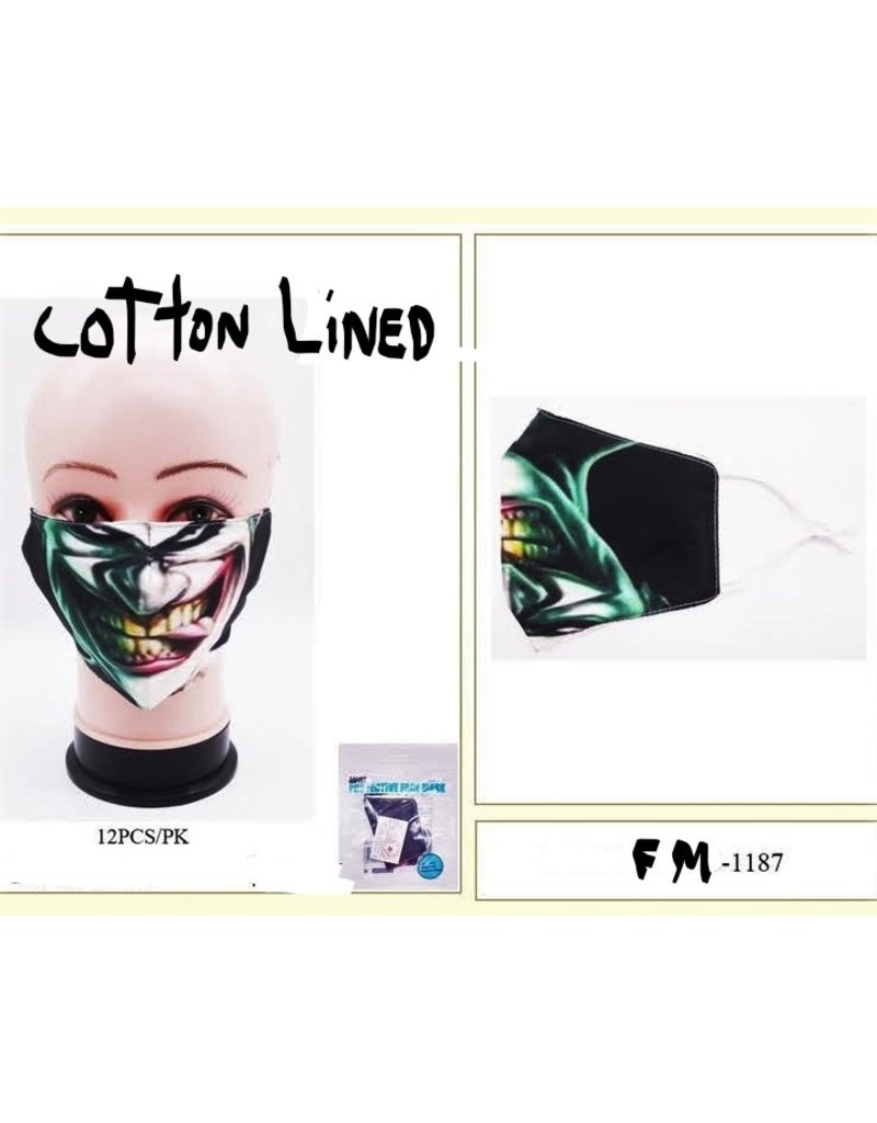 Fashion Face Mask: Biting Joker