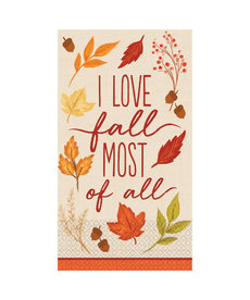 Guest Towel: Fall Foliage (16ct.)