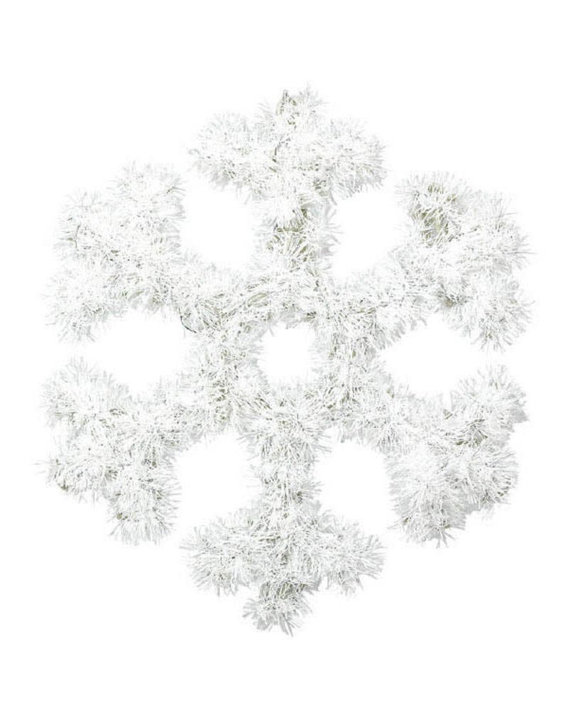 Snowflake Hanging Tinsel Decoration