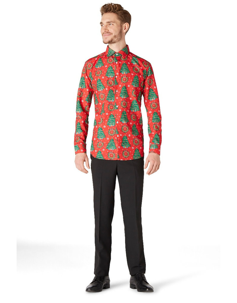 Christmas Trees Dress Shirt