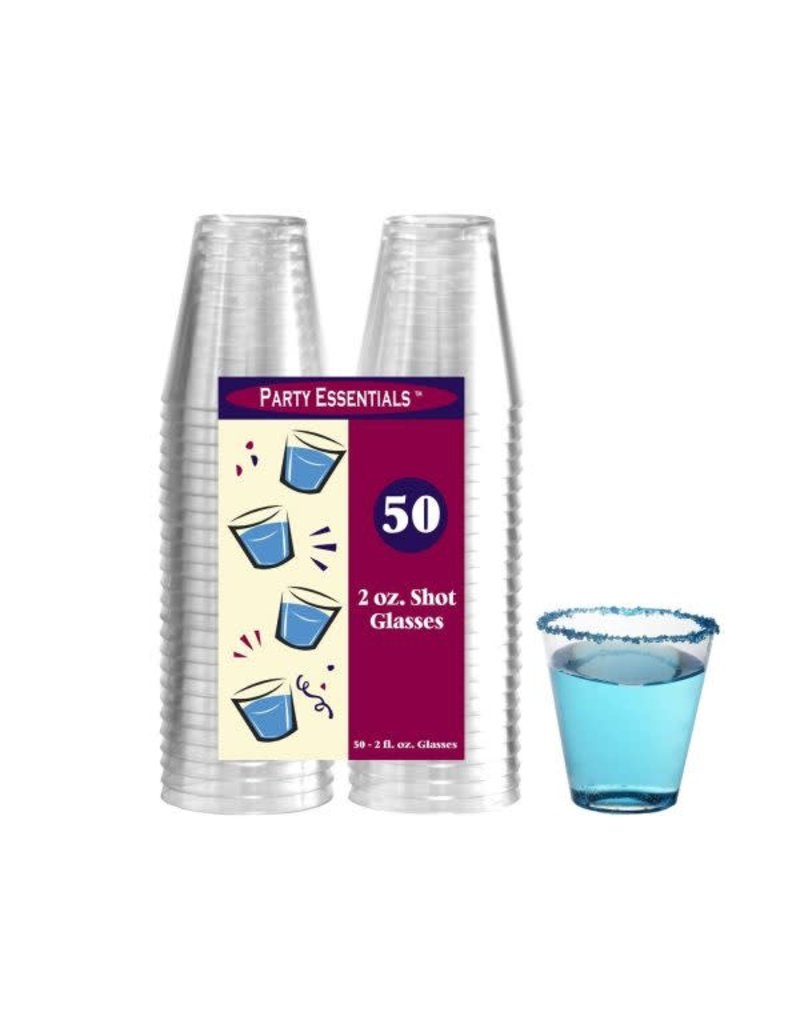 2oz. Shot Glasses: Clear (50ct.)