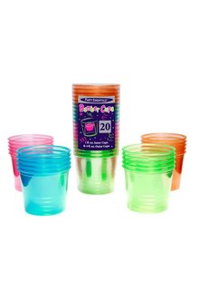 4oz. Bomber Cups: Neon Assorted (20ct.)