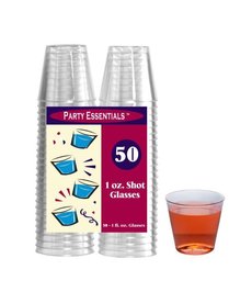 1oz. Shot Glasses: Clear (50ct.)