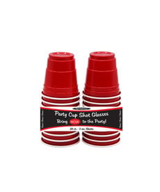 2oz. Solo Cup Shot Glasses: Red (20ct.)