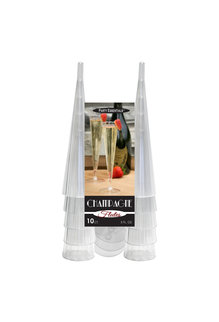 5oz. Champagne Flutes: Clear (10ct.)