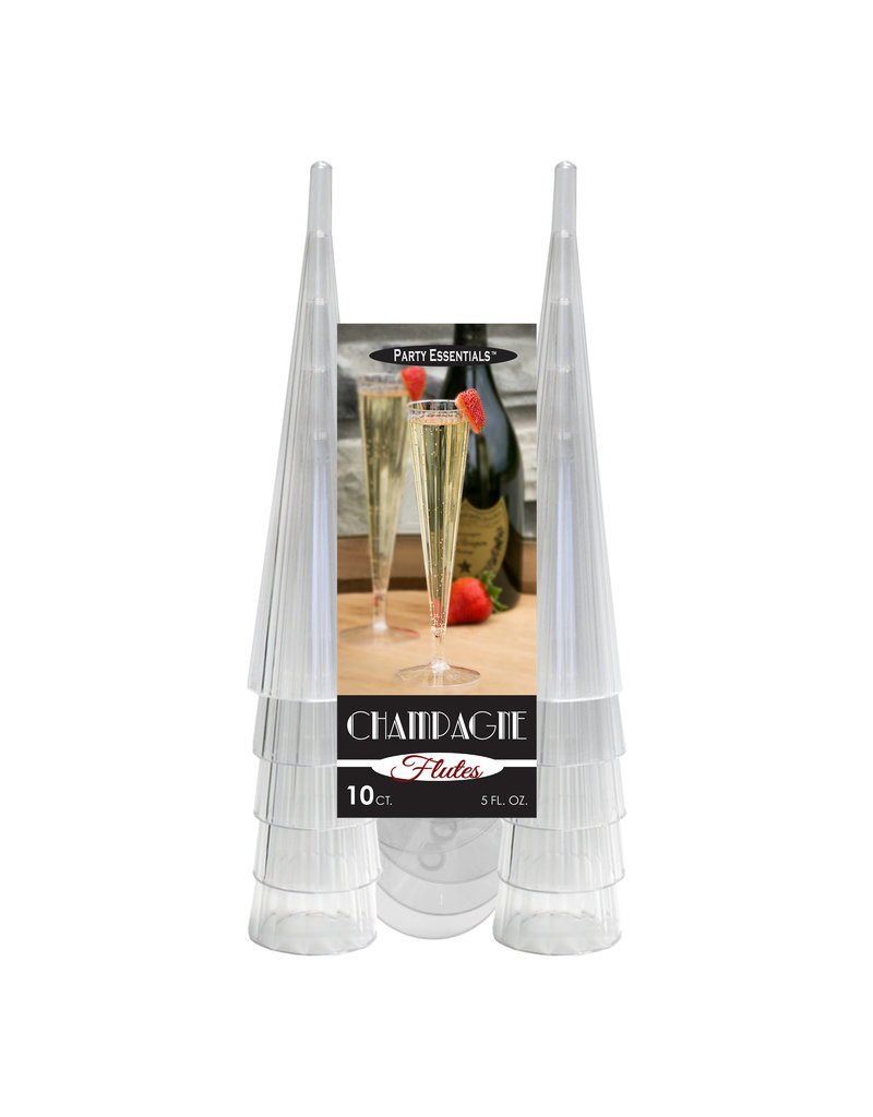 5oz. Champagne Flutes: Clear (10ct.)
