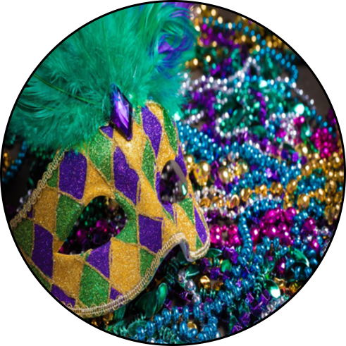 All Mardi Gras Costumes, Decorations, Wearables, Masks & Beads