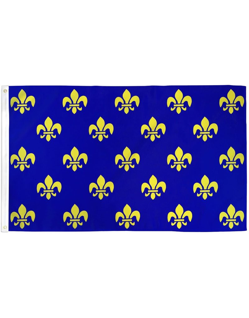 Fleur De Lis Blue Multi Flag (3x5')