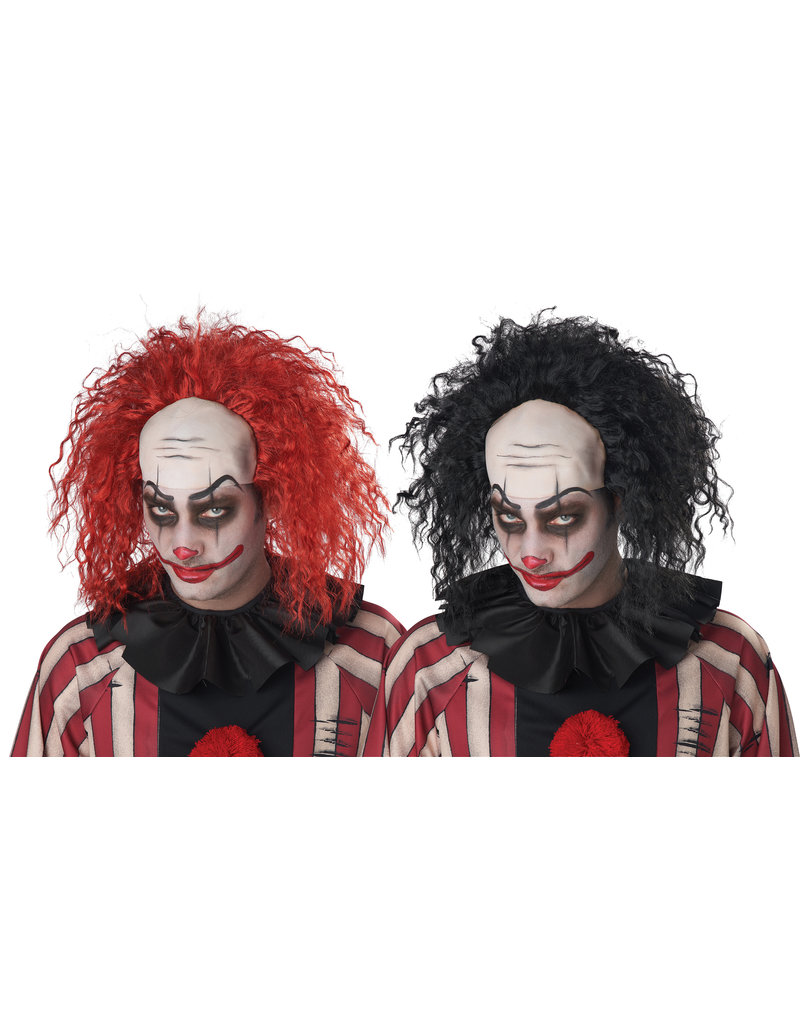 California Costumes Adult Clown Pattern Baldness Men's Wig