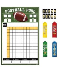 Football Pool Game With Ribbons