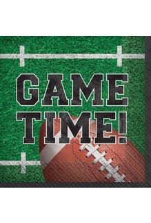 Beverage Football Napkins: Tailgates & Touchdowns