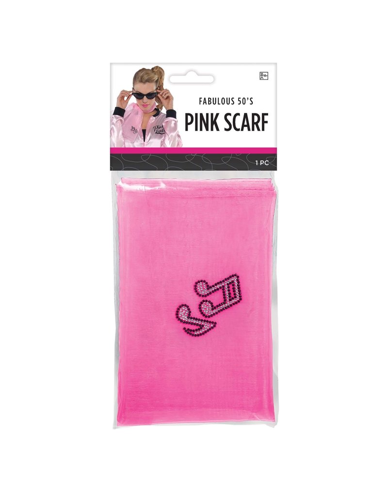 Amscan 50's Pink Ladies Scarf