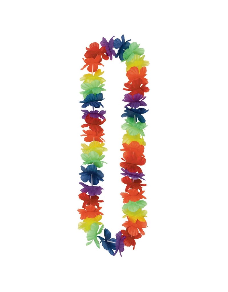 Amscan Hawaiian Lei: Rainbow