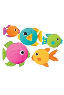 Paper Fish Lanterns (5 Pack)