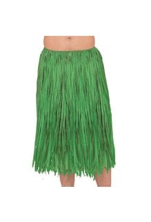Amscan Adult XL Luau Hawaiian Grass Hula Skirt: Green