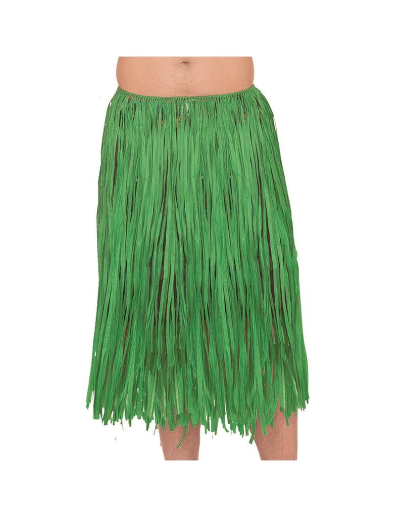 Amscan Adult XL Luau Hawaiian Grass Hula Skirt: Green