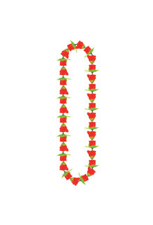 40" Rose Lei